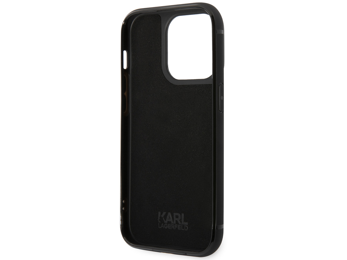 Karl Lagerfeld Signature Card Case - iPhone 14 Pro hoesje