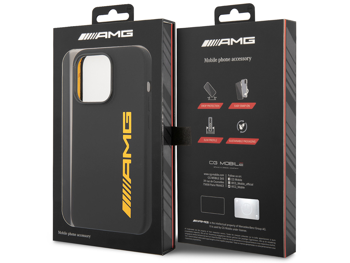 Mercedes-AMG Logo Case Geel - iPhone 14 Pro hoesje