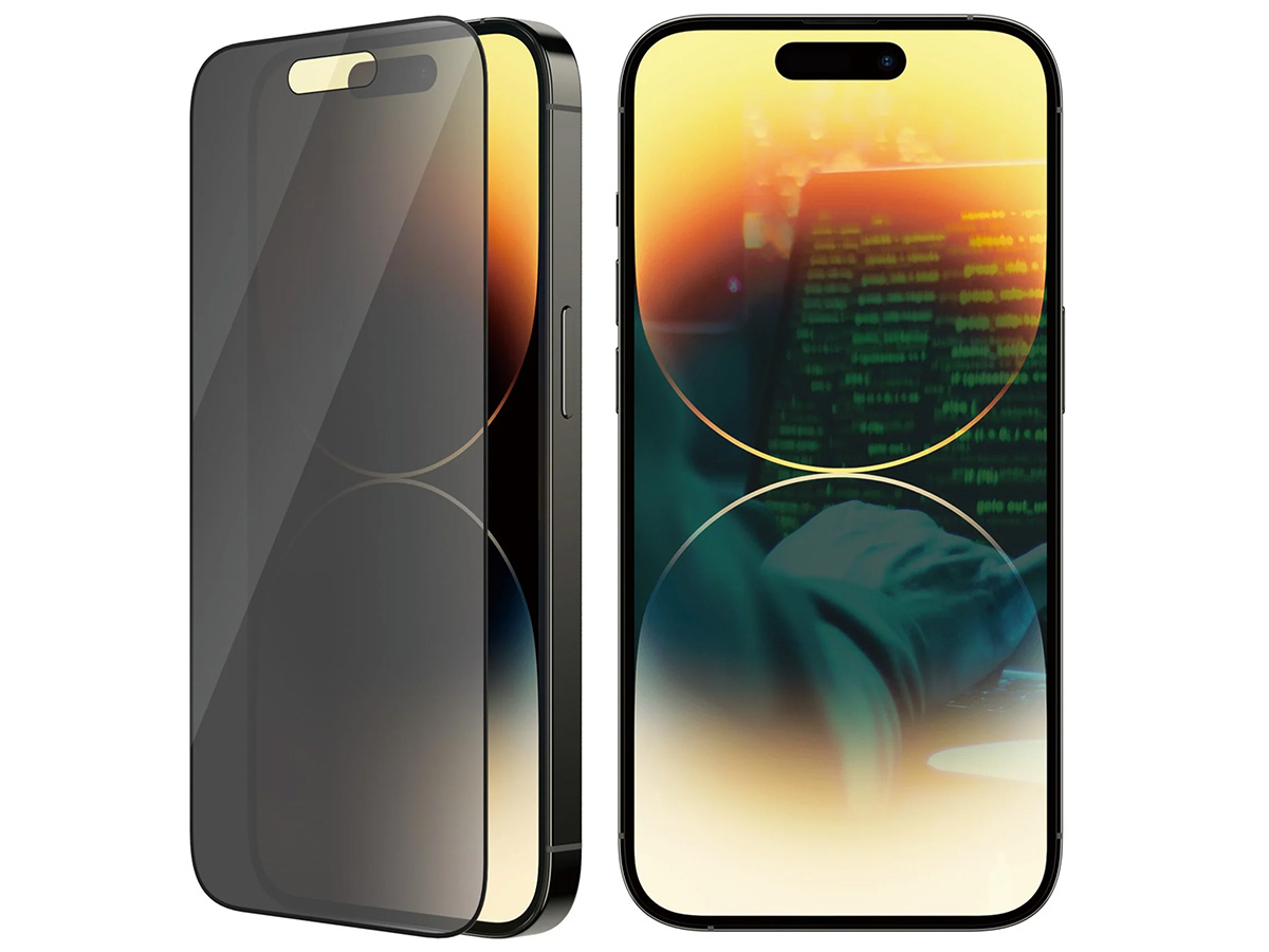 PanzerGlass iPhone 14 Pro Privacy Super+ Glas Wide Fit met EasyAligner