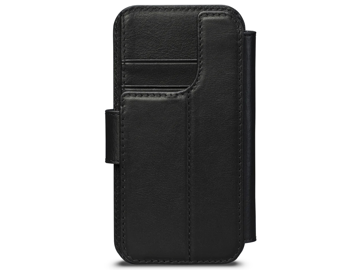 Sena 2in1 WalletBook Case Zwart - iPhone 14 Pro Hoesje Leer