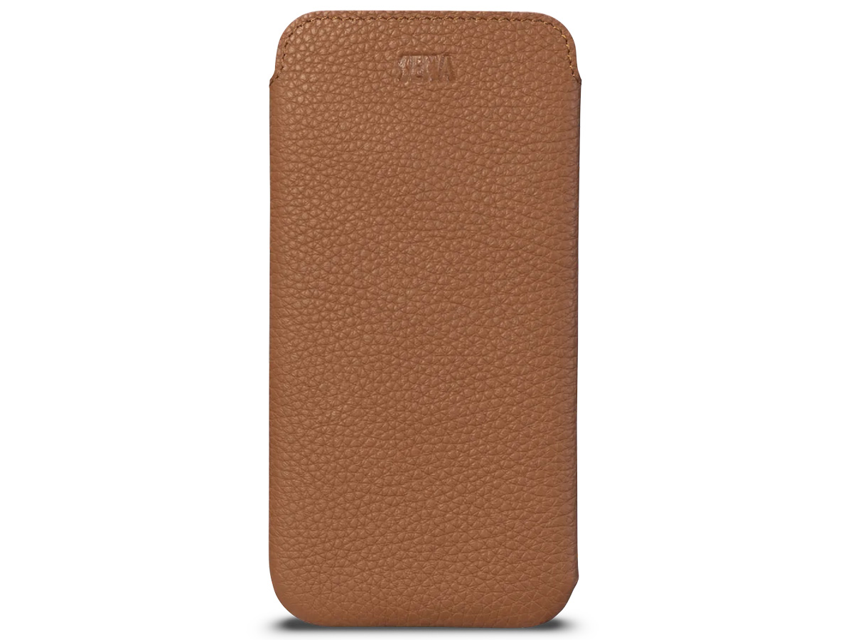 Sena Ultraslim Sleeve Cognac Leer - iPhone 14/14 Pro hoesje