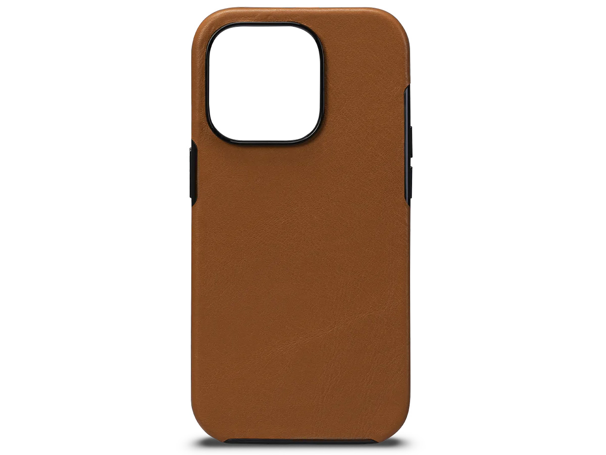 Sena 2in1 WalletBook Case Cognac - iPhone 14 Pro Hoesje Leer