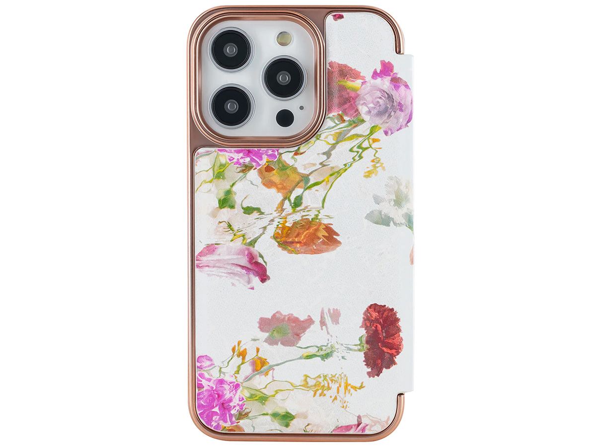 Ted Baker Gladdys Mirror Folio Case - iPhone 14 Pro Hoesje