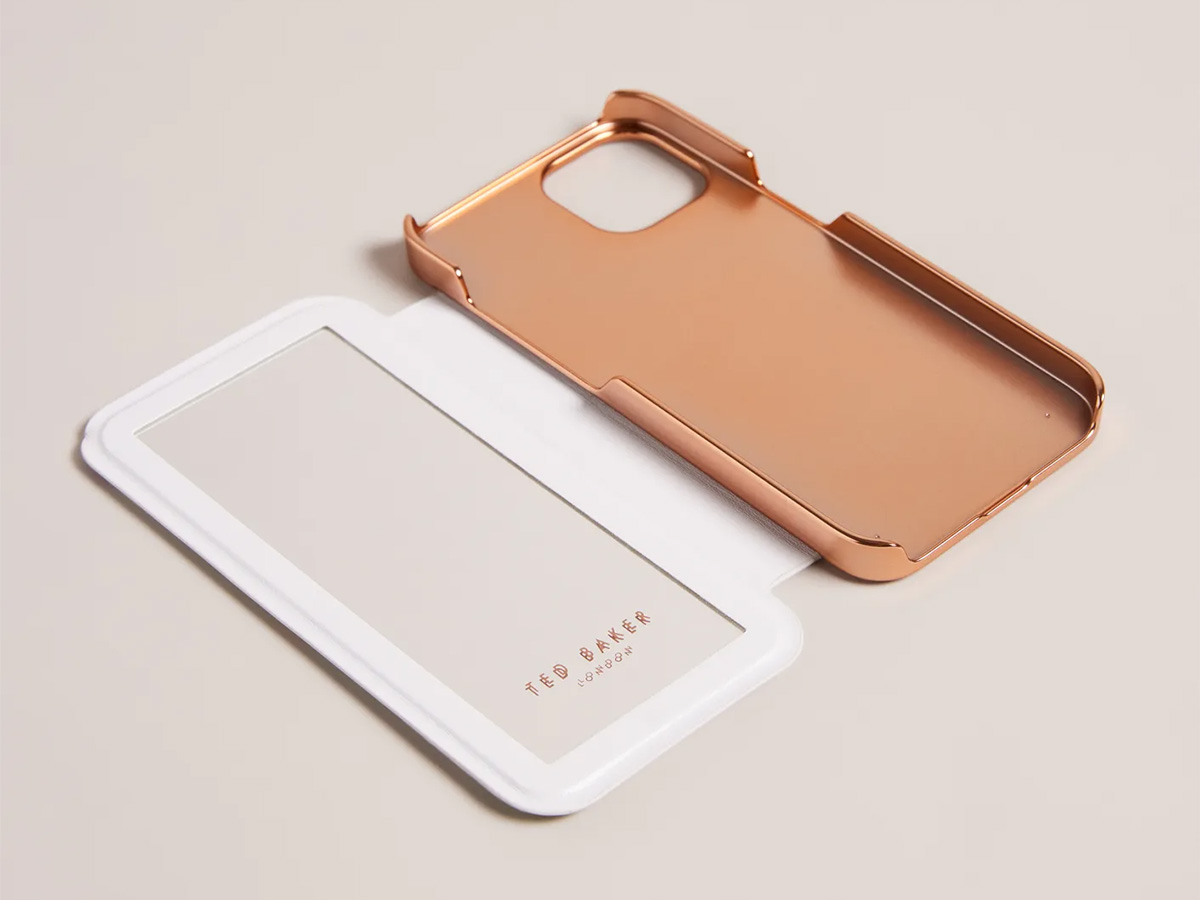 Ted Baker Gladdys Mirror Folio Case - iPhone 14 Pro Hoesje