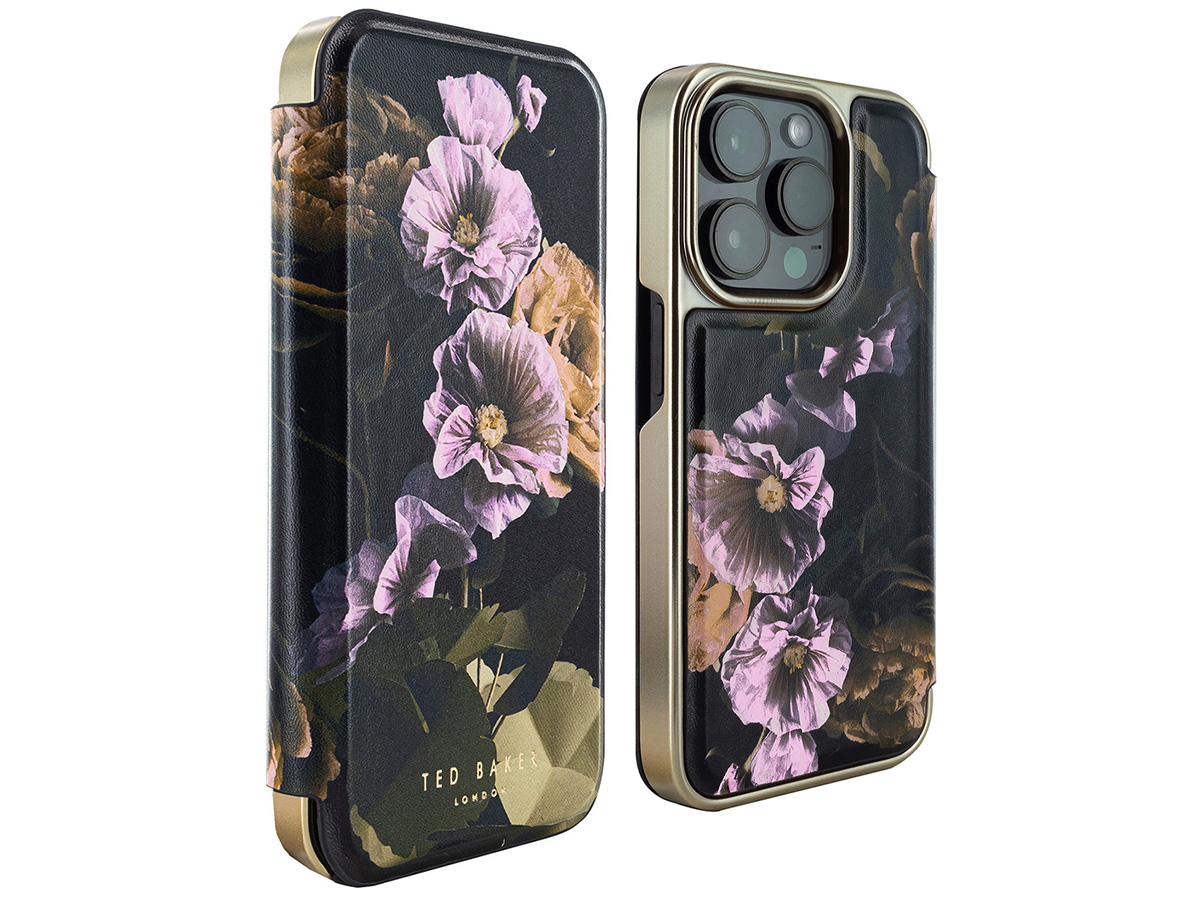 Ted Baker Gladios Mirror Folio Case - iPhone 14 Pro Hoesje