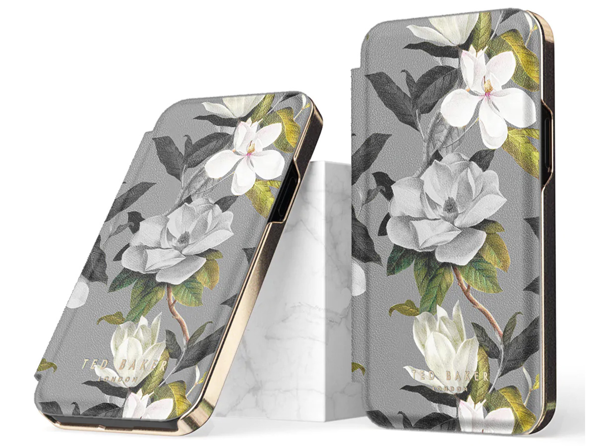 Ted Baker Opal Mirror Folio Case - iPhone 14 Pro Hoesje