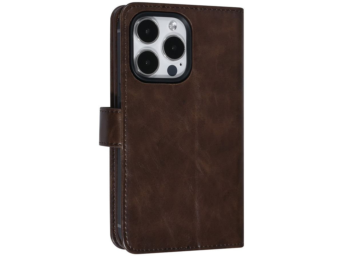 Uniq True Wallet XXL Case Bruin - iPhone 14 Pro hoesje