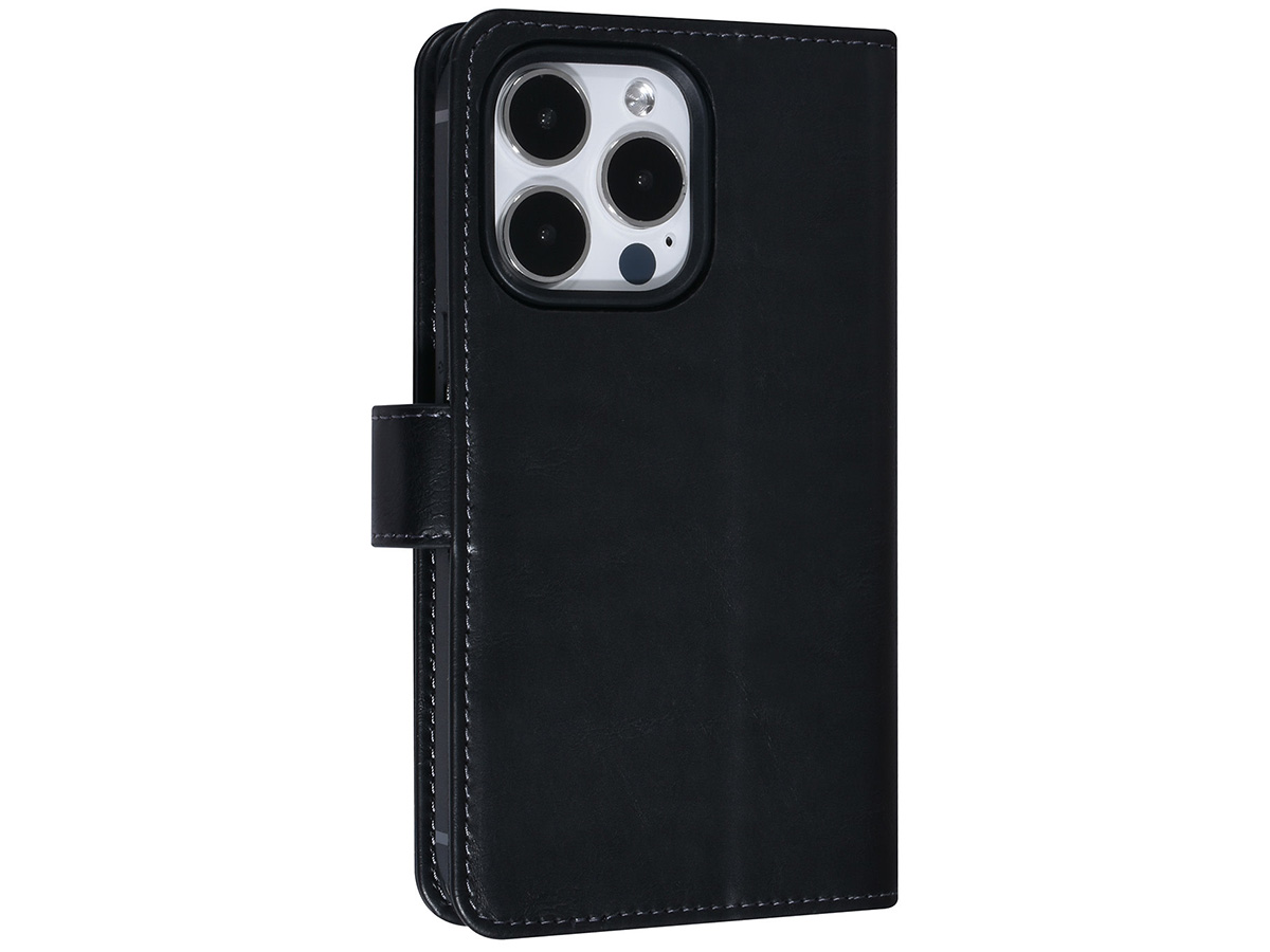 Uniq True Wallet XXL Case Zwart - iPhone 14 Pro hoesje