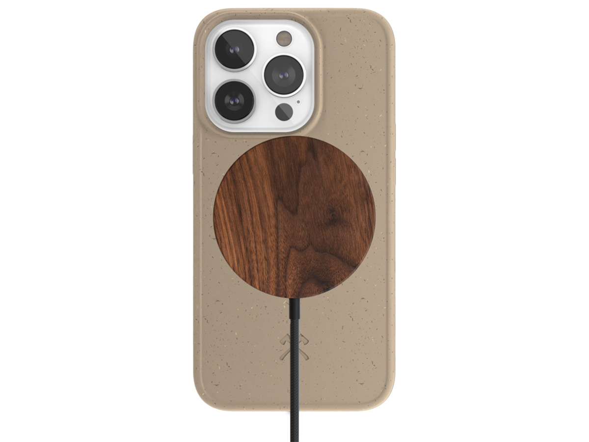Woodcessories Bio Case MagSafe Taupe - iPhone 14 Pro hoesje