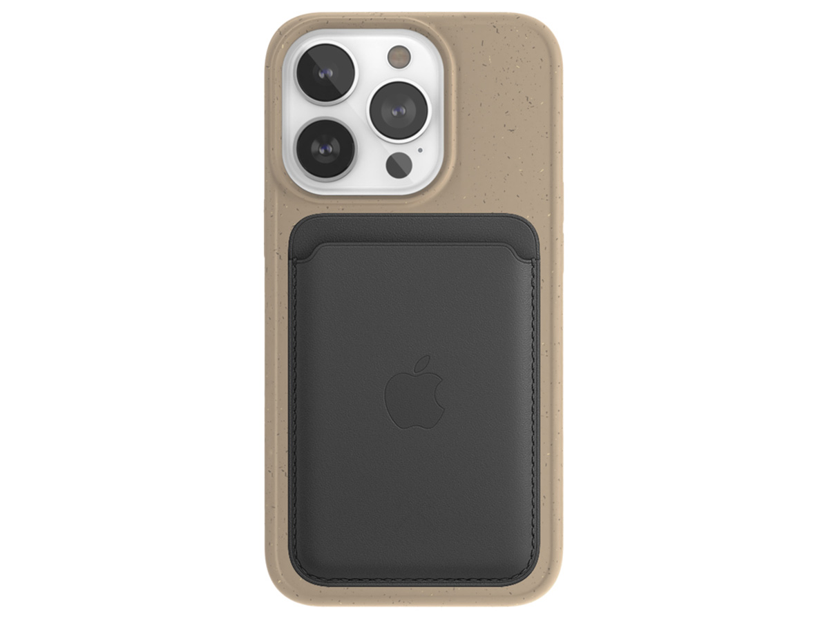 Woodcessories Bio Case MagSafe Taupe - iPhone 14 Pro hoesje