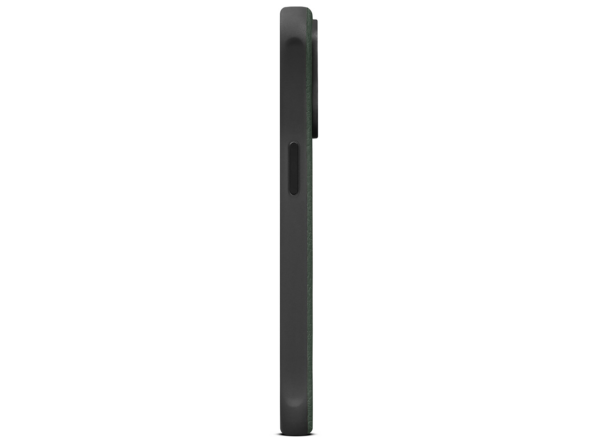 Woolnut Leather Case Groen - iPhone 14 Pro hoesje