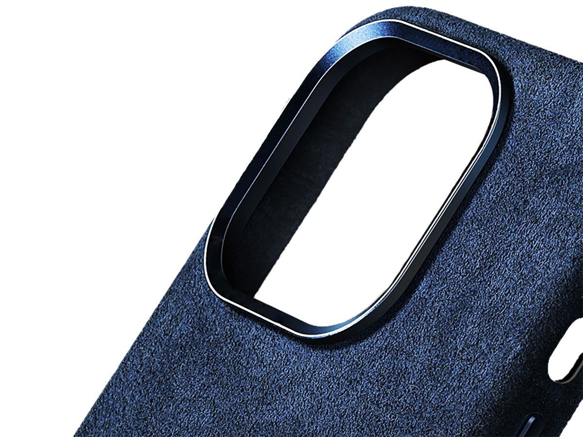 Alcanside Alcantara MagSafe Case Blauw - iPhone 14 Pro Max hoesje