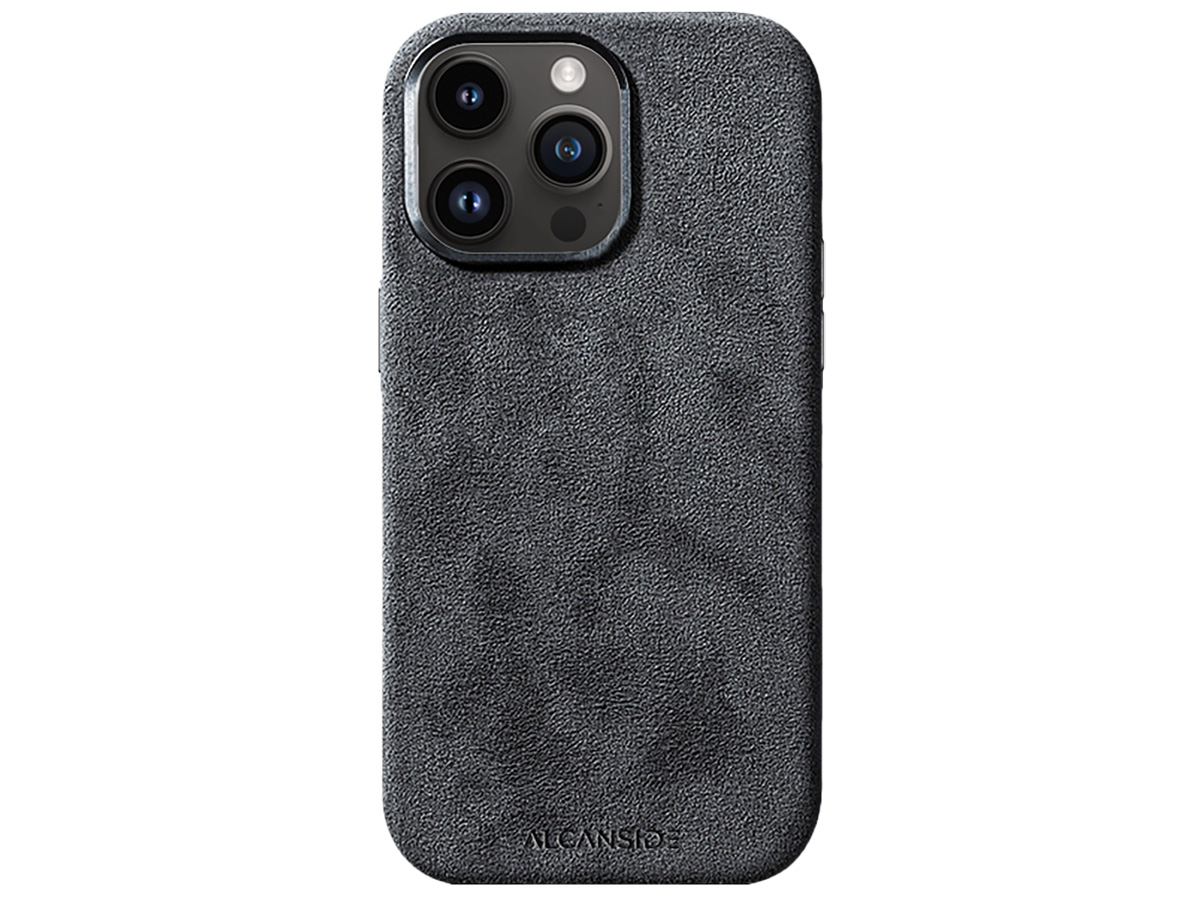 Alcanside Alcantara MagSafe Case Space Grey - iPhone 14 Pro Max hoesje