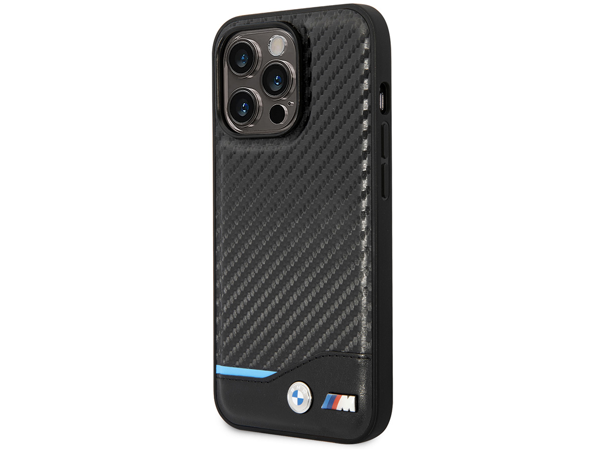 BMW M Carbon Look Case - iPhone 14 Pro Max hoesje
