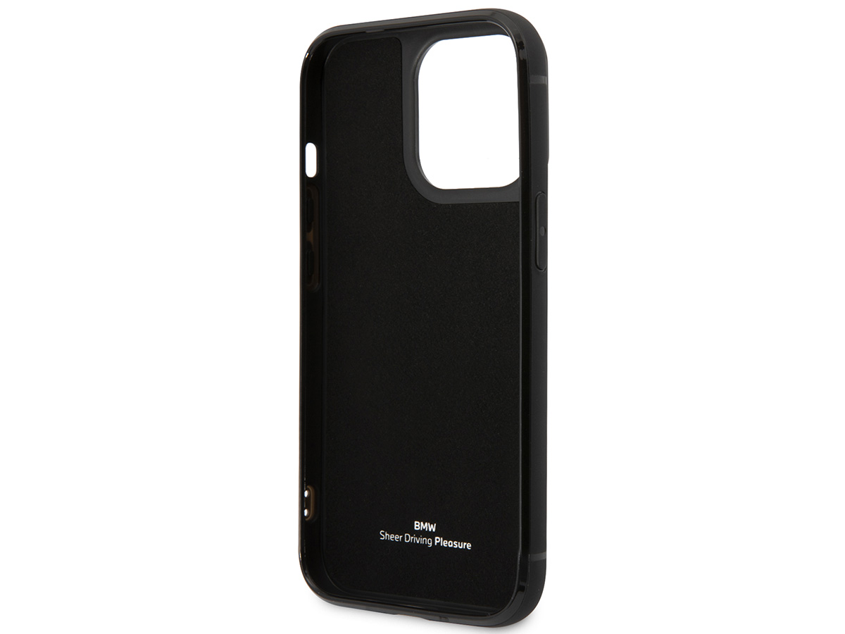BMW Signature Leather Card Case - iPhone 14 Pro Max hoesje