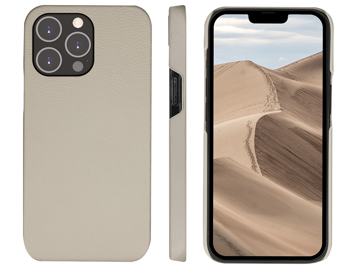 dbramante1928 New York 2in1 Case Beige - iPhone 14 Pro Max Hoesje Leer