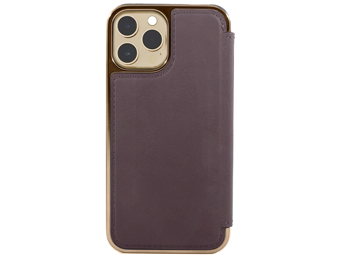 Greenwich Blake MagSafe Leather Folio Damson - iPhone 14 Pro Max Hoesje