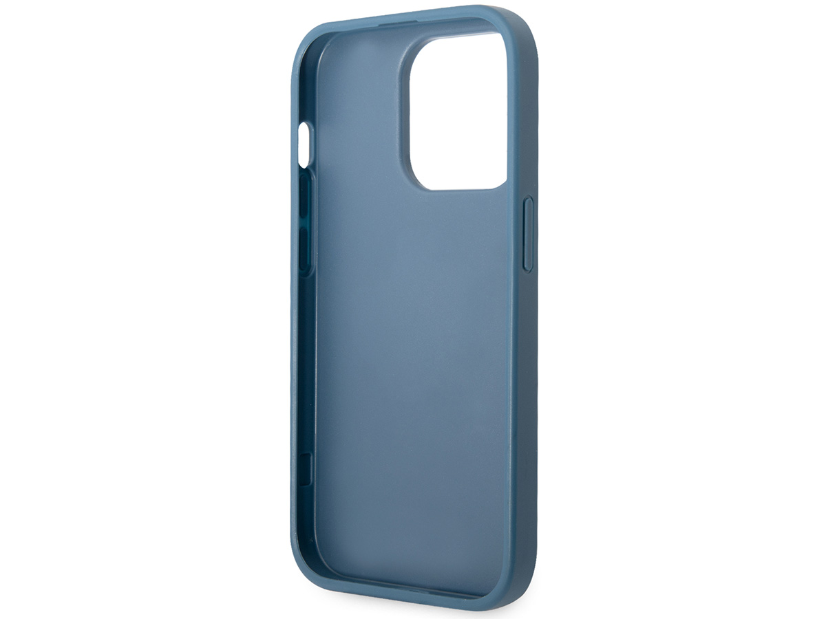 Guess Big 4G Monogram Case Blauw - iPhone 14 Pro Max hoesje