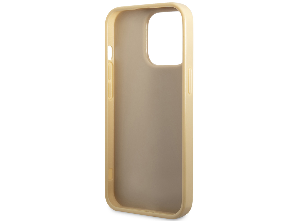 Guess Glitter TPU Case Goud - iPhone 14 Pro Max hoesje