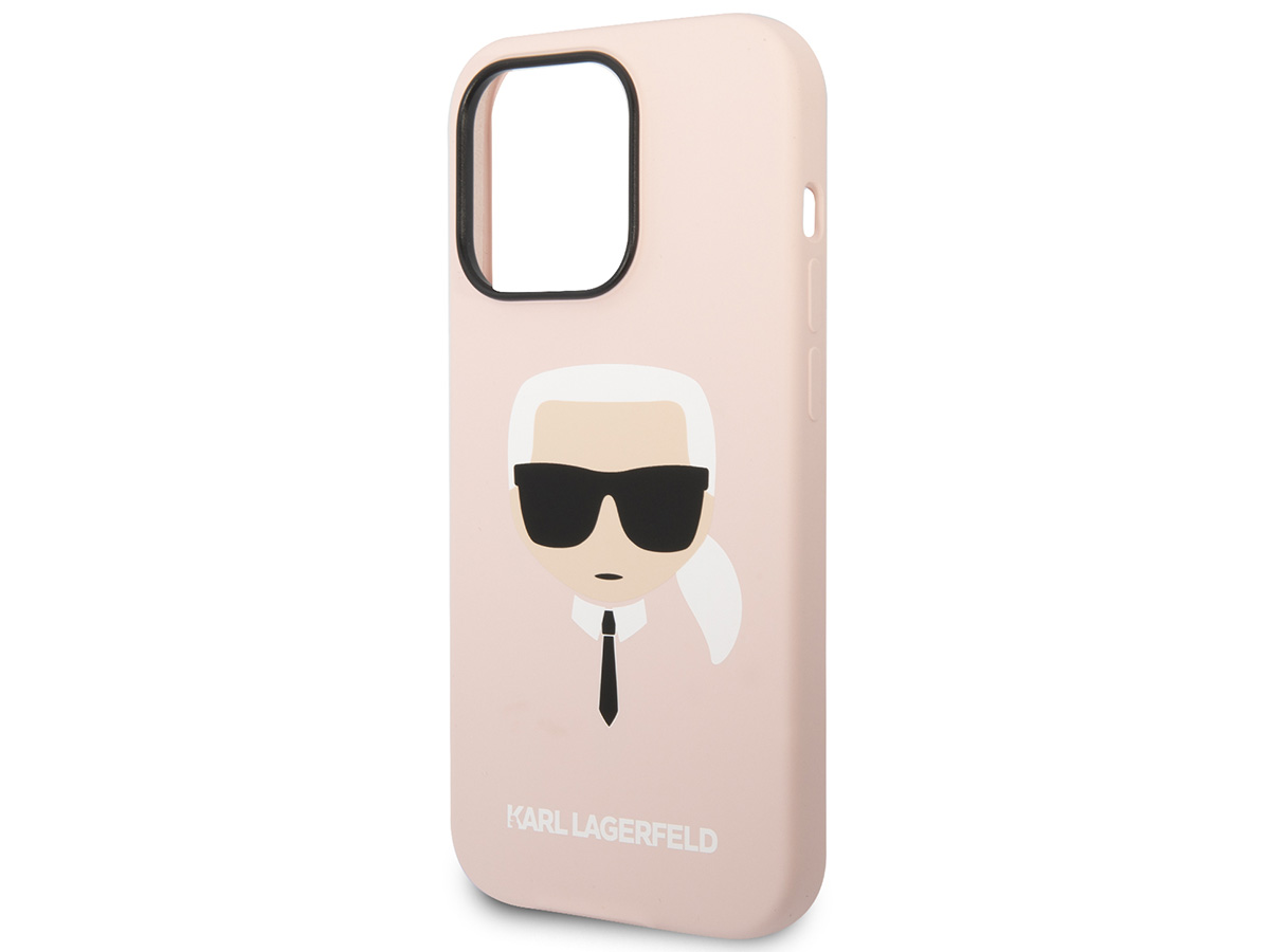 Karl Lagerfeld Ikonik MagSafe Case Roze - iPhone 14 Pro Max hoesje