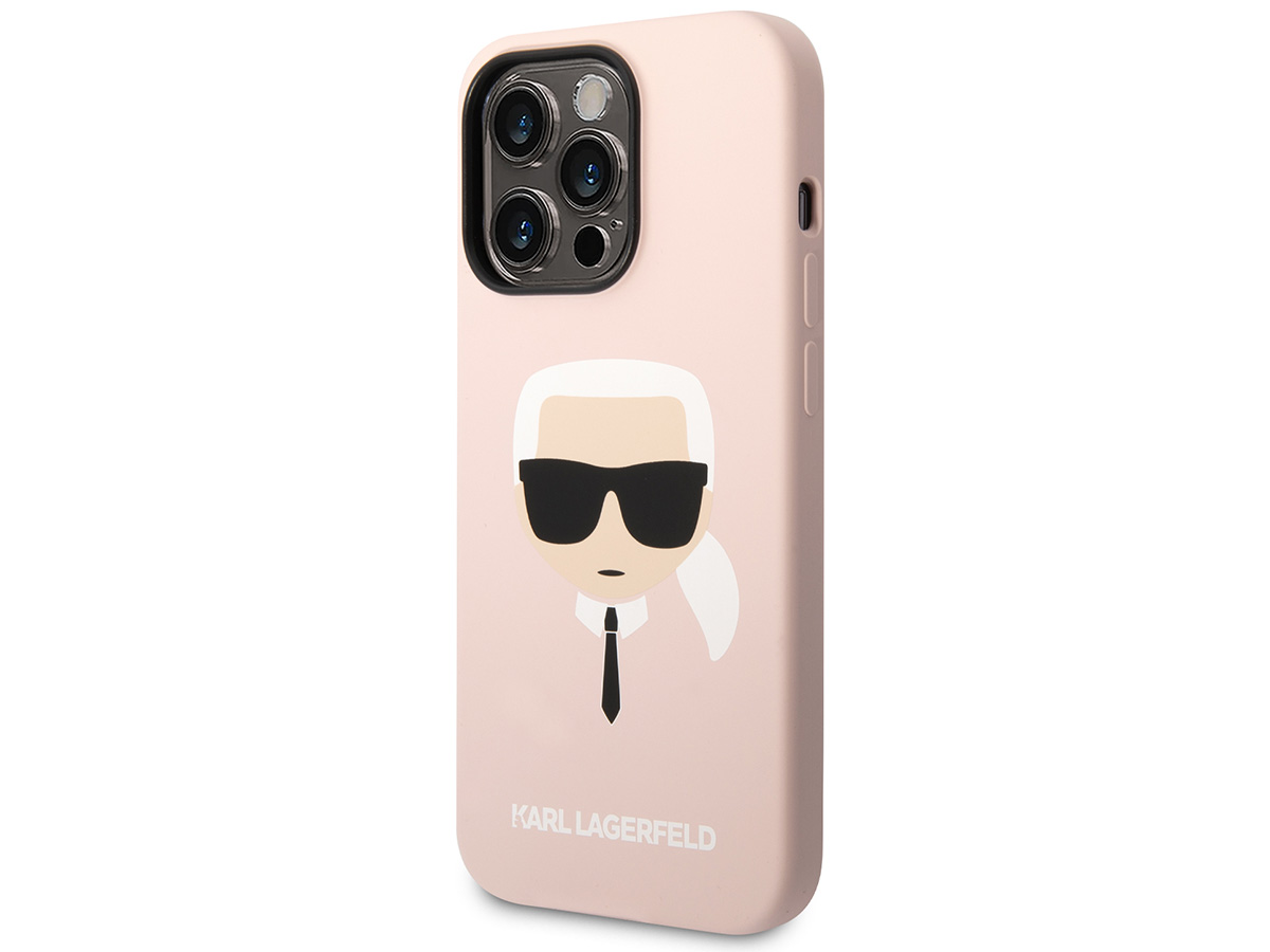 Karl Lagerfeld Ikonik MagSafe Case Roze - iPhone 14 Pro Max hoesje