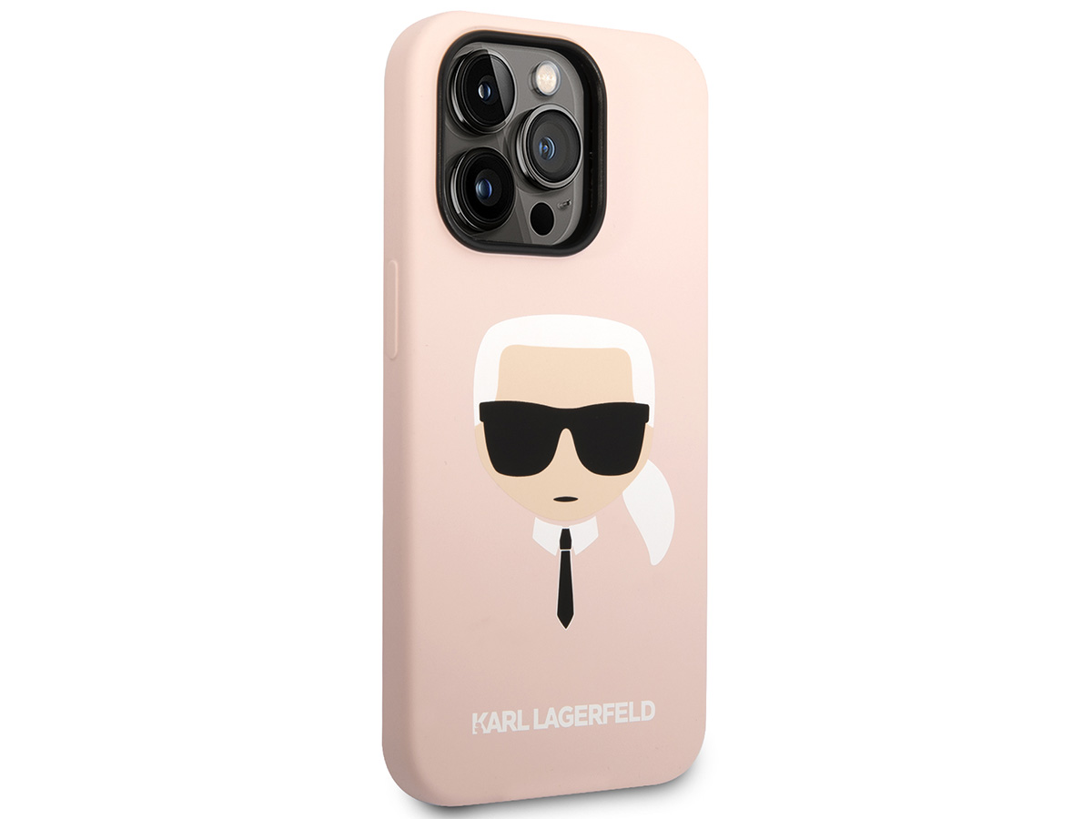 Karl Lagerfeld Ikonik MagSafe Case Roze - iPhone 14 Pro Max hoesje