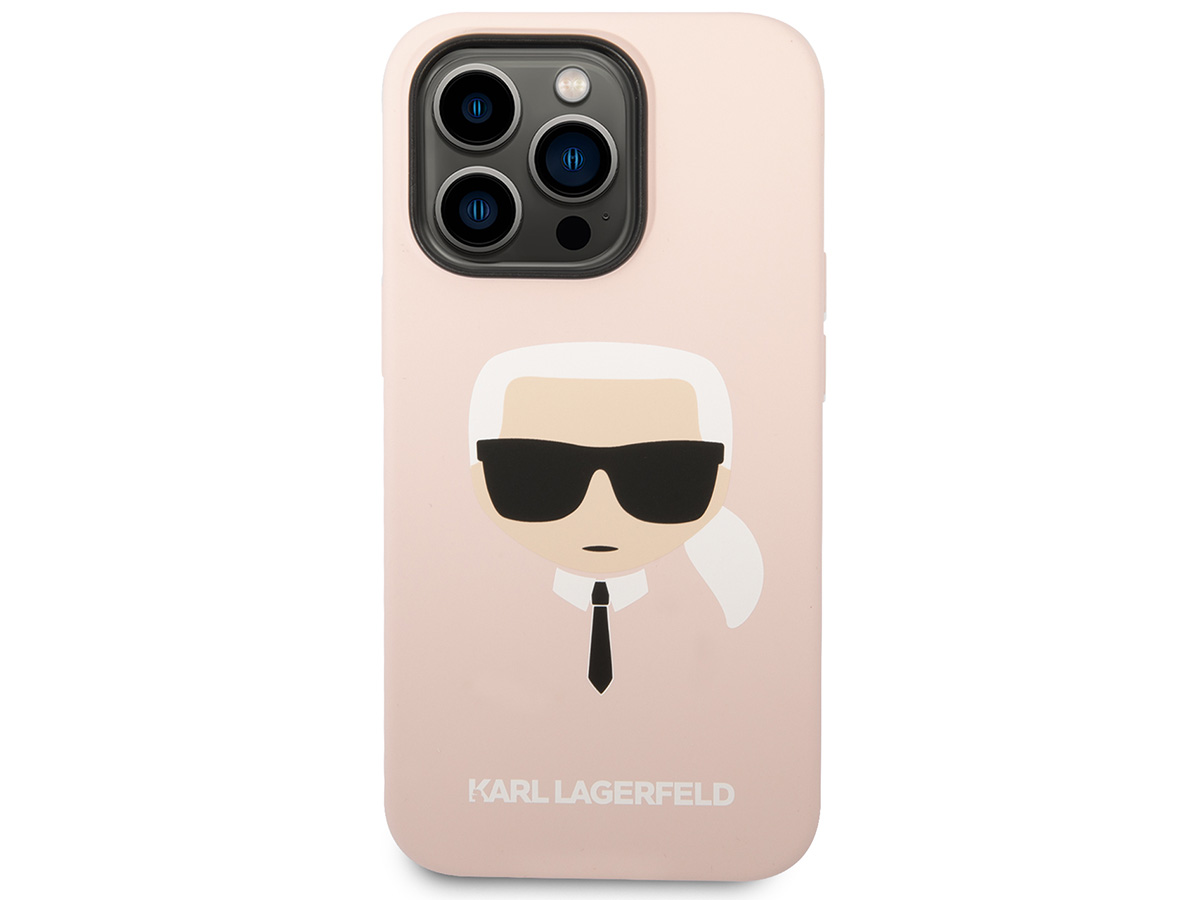 Karl Lagerfeld Ikonik MagSafe Case Roze - iPhone 14 Pro Max hoesje