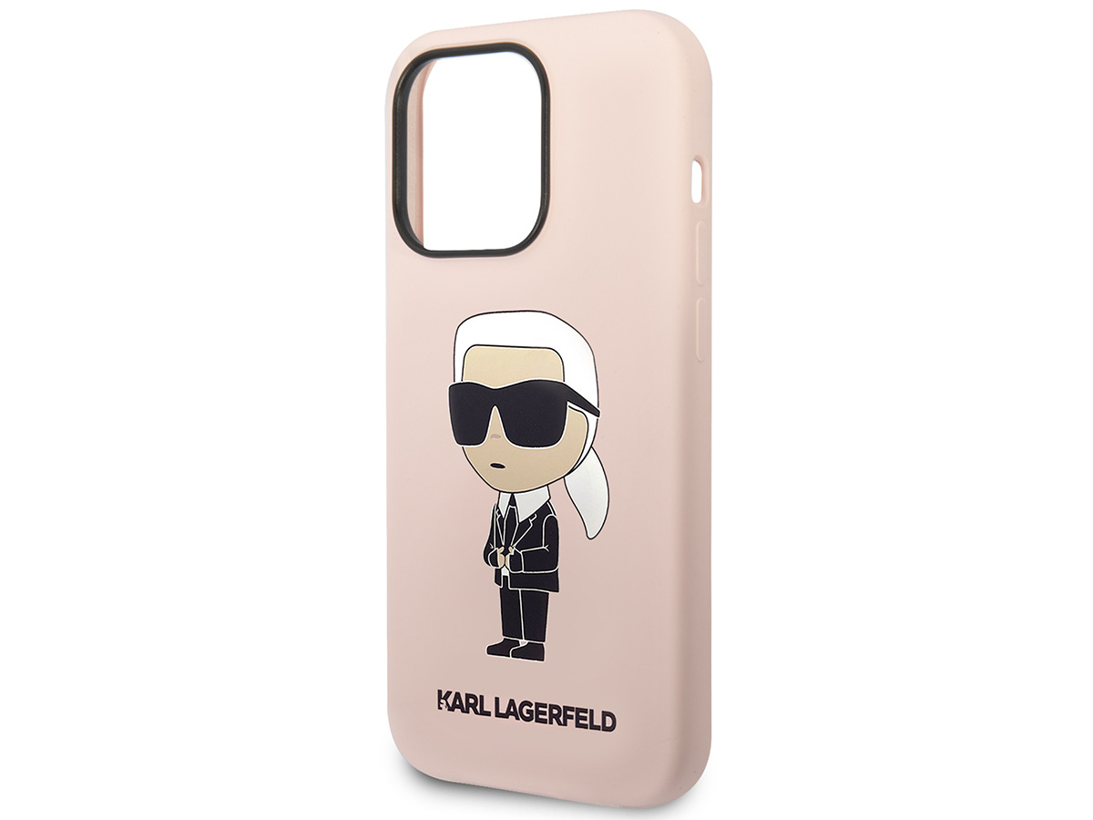 Karl Lagerfeld Ikonik Karl MagSafe Case Roze - iPhone 14 Pro Max hoesje