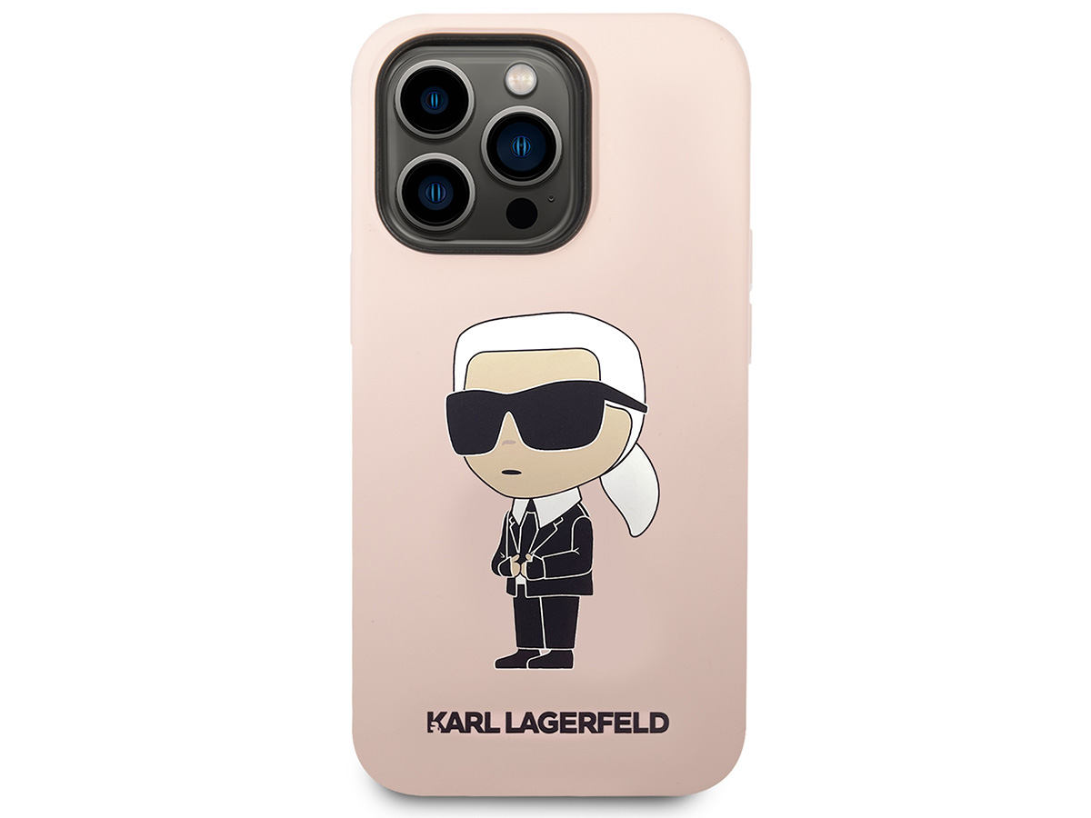 Karl Lagerfeld Ikonik Karl MagSafe Case Roze - iPhone 14 Pro Max hoesje