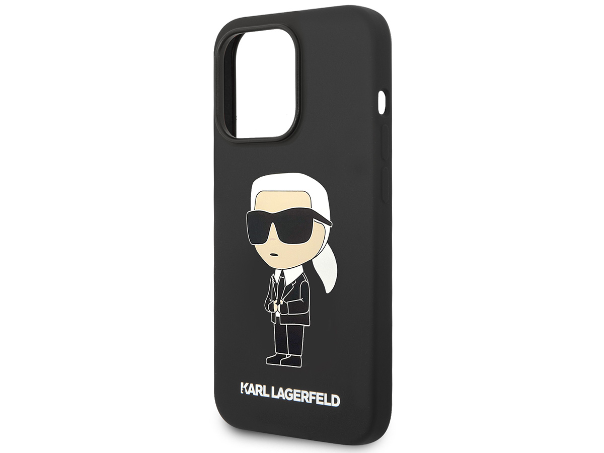 Karl Lagerfeld Ikonik Karl MagSafe Case Zwart - iPhone 14 Pro Max hoesje