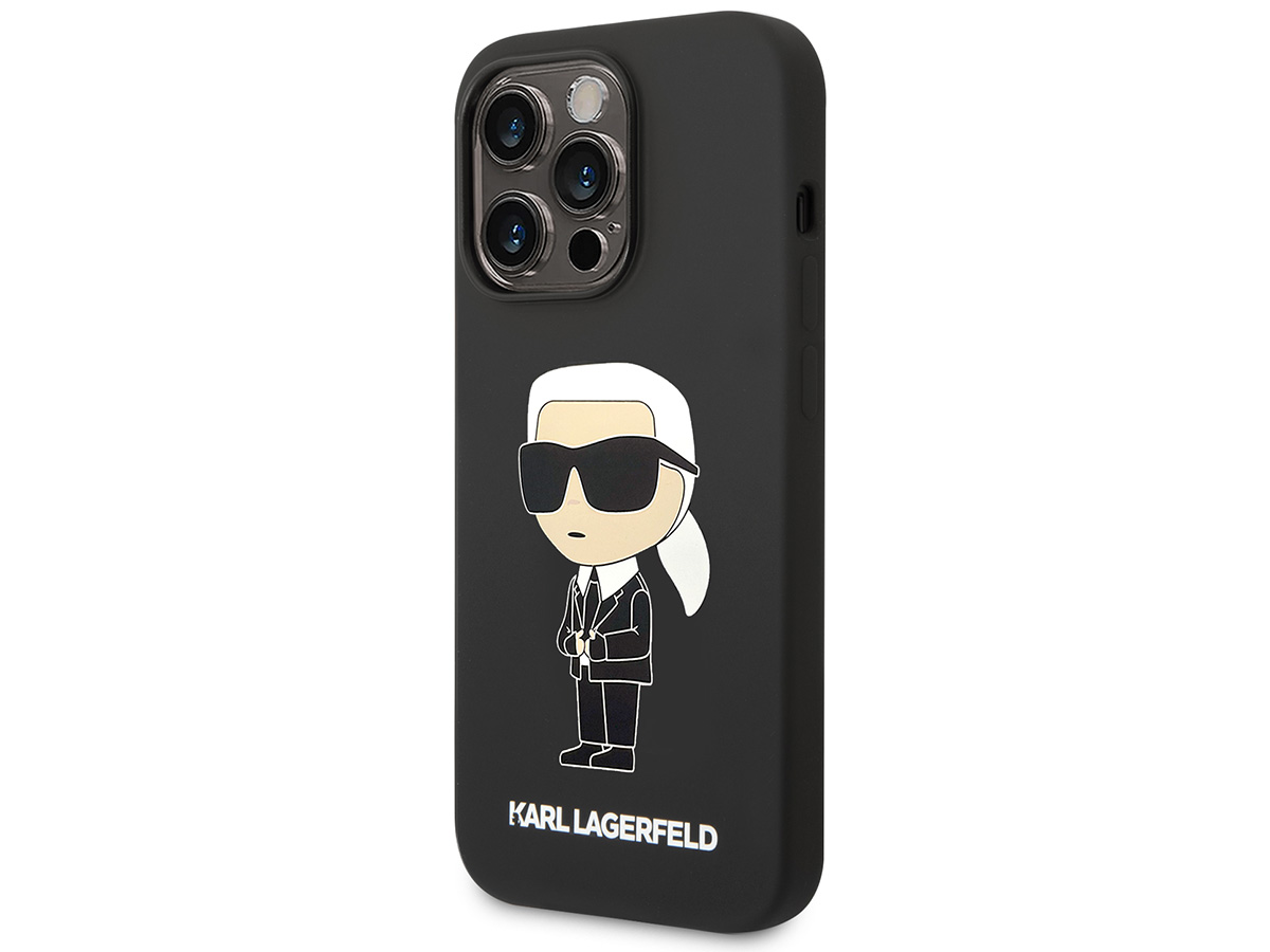 Karl Lagerfeld Ikonik Karl MagSafe Case Zwart - iPhone 14 Pro Max hoesje