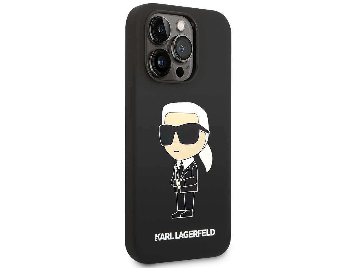 Karl Lagerfeld Ikonik Karl MagSafe Case Zwart - iPhone 14 Pro Max hoesje