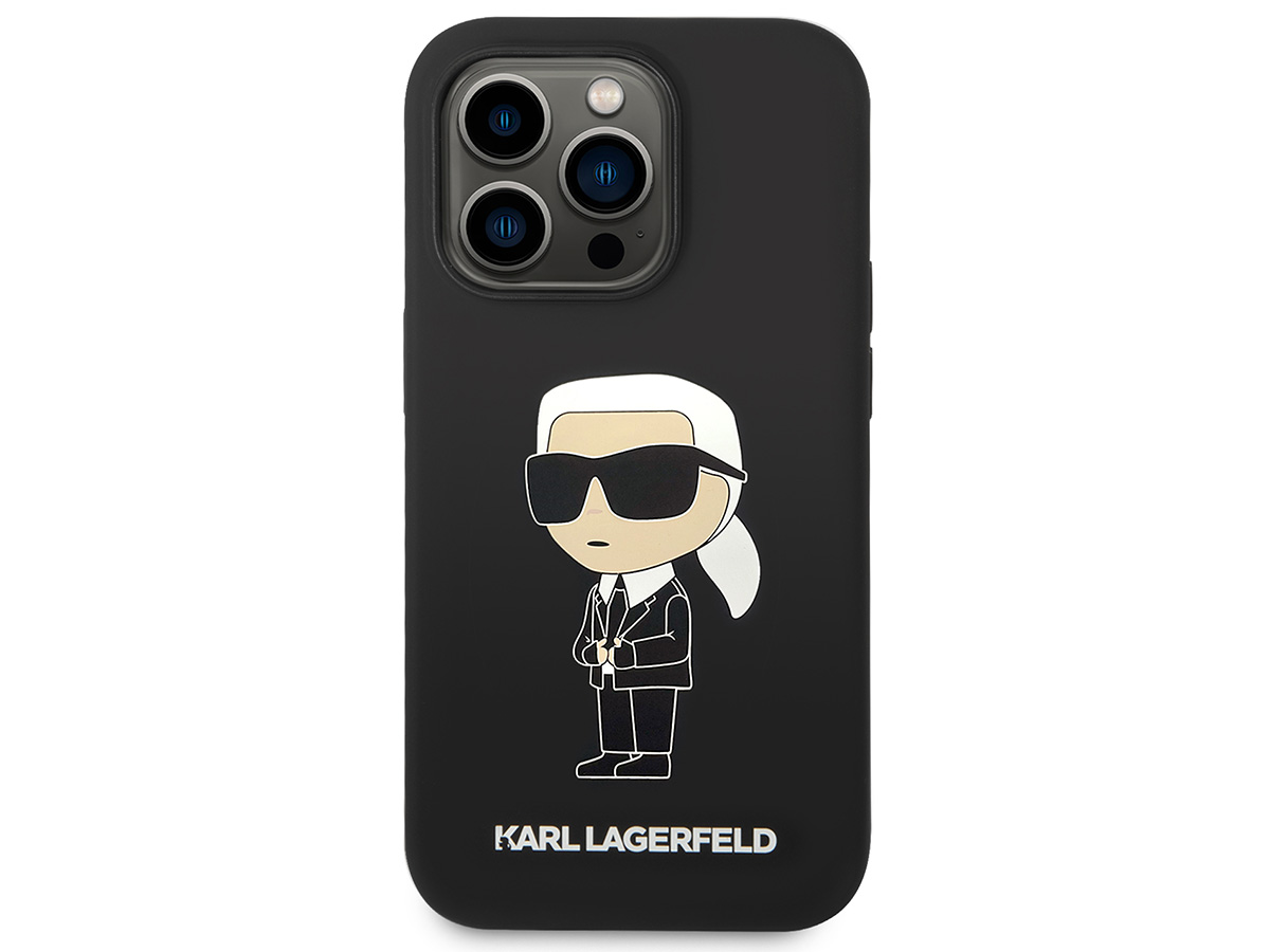 Karl Lagerfeld Ikonik Karl MagSafe Case Zwart - iPhone 14 Pro Max hoesje