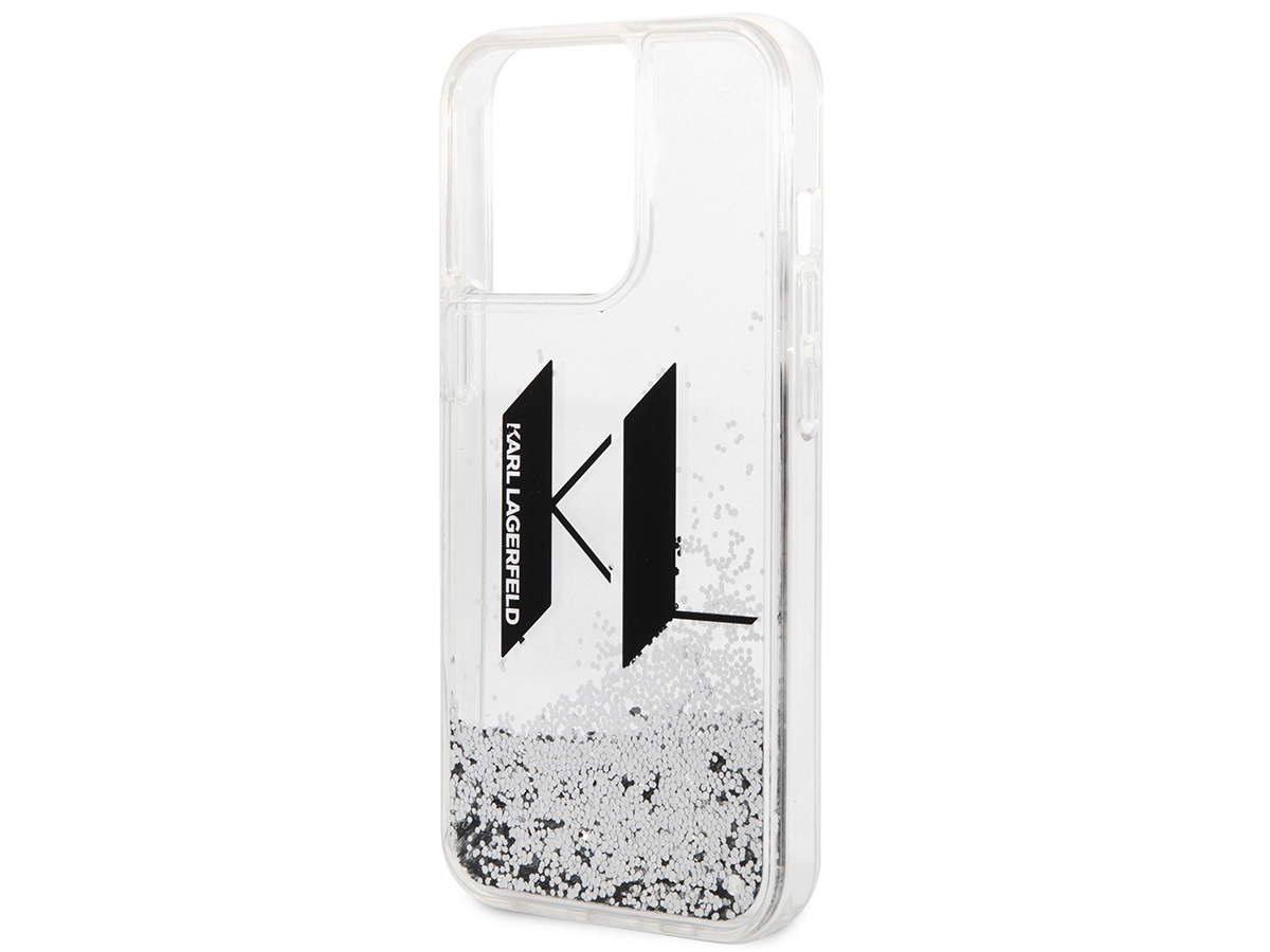 Karl Lagerfeld Monogram Liquid Case - iPhone 14 Pro Max hoesje