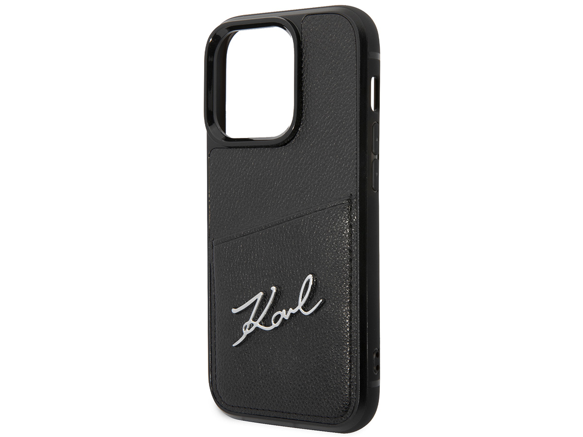 Karl Lagerfeld Signature Card Case - iPhone 14 Pro Max hoesje