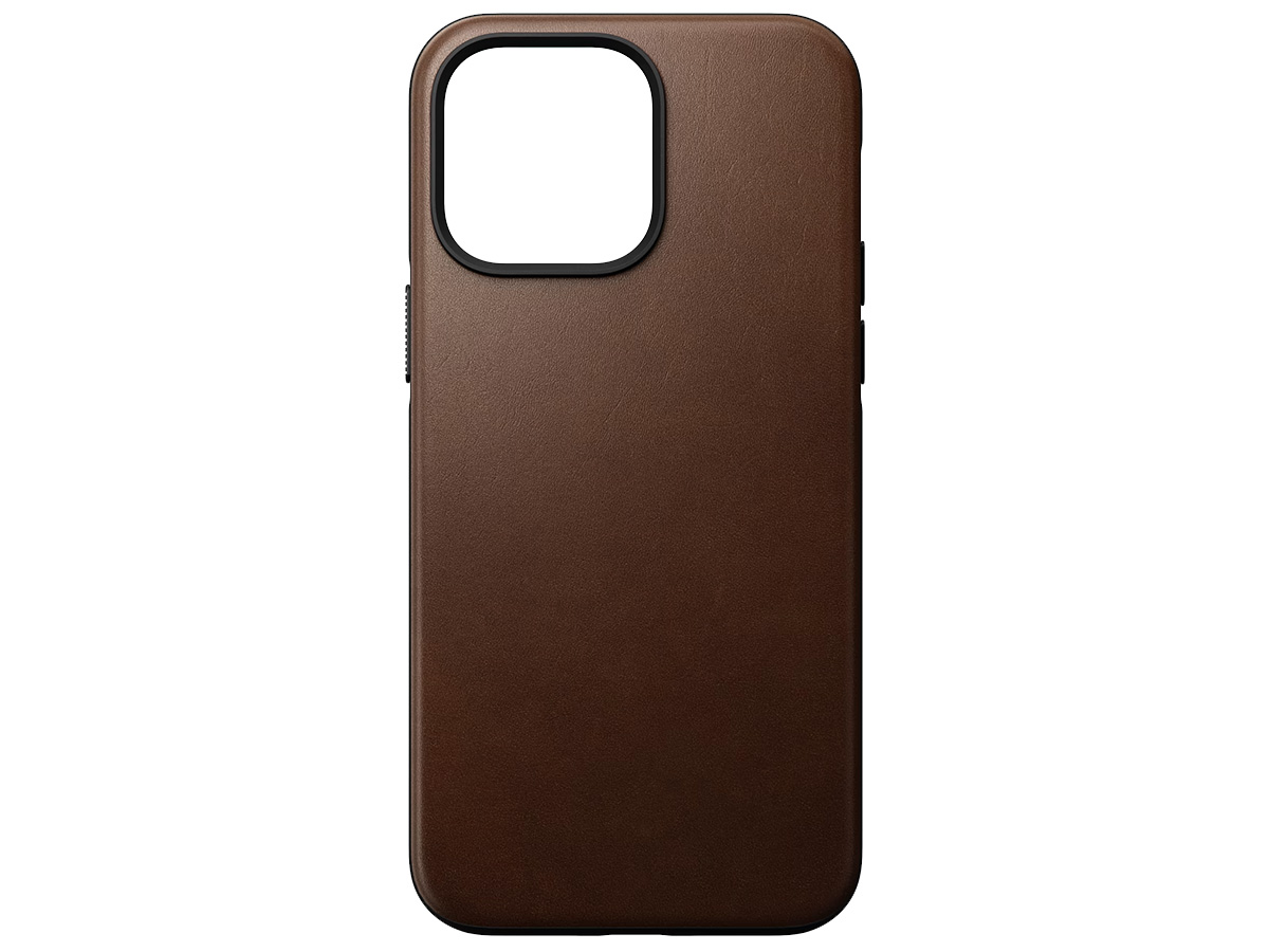 Nomad Modern Leather Case Bruin - iPhone 14 Pro Max hoesje