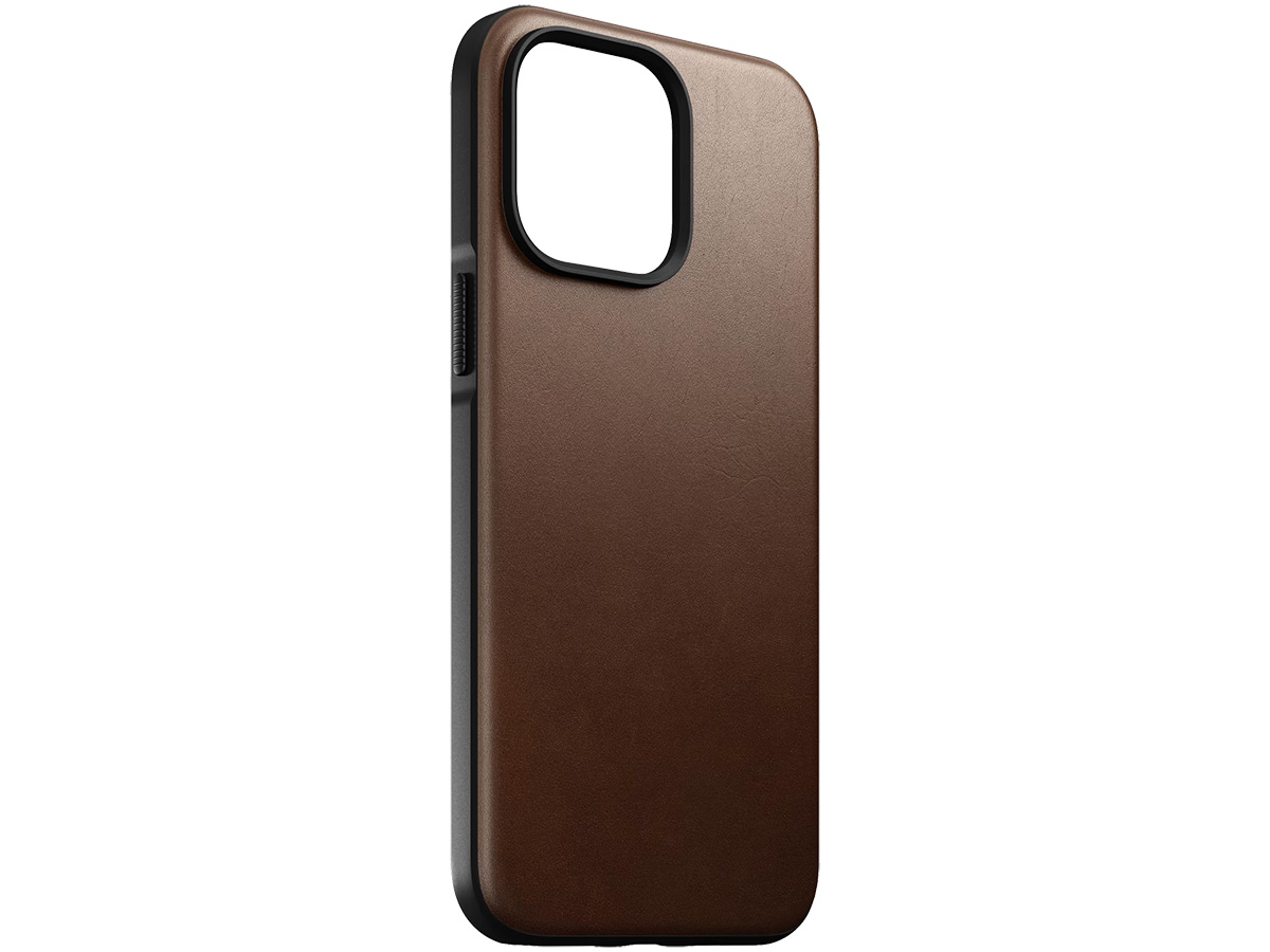 Nomad Modern Leather Case Bruin - iPhone 14 Pro Max hoesje