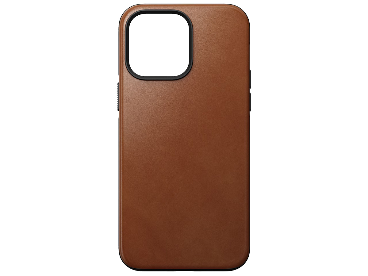 Nomad Modern Leather Case Cognac - iPhone 14 Pro Max hoesje