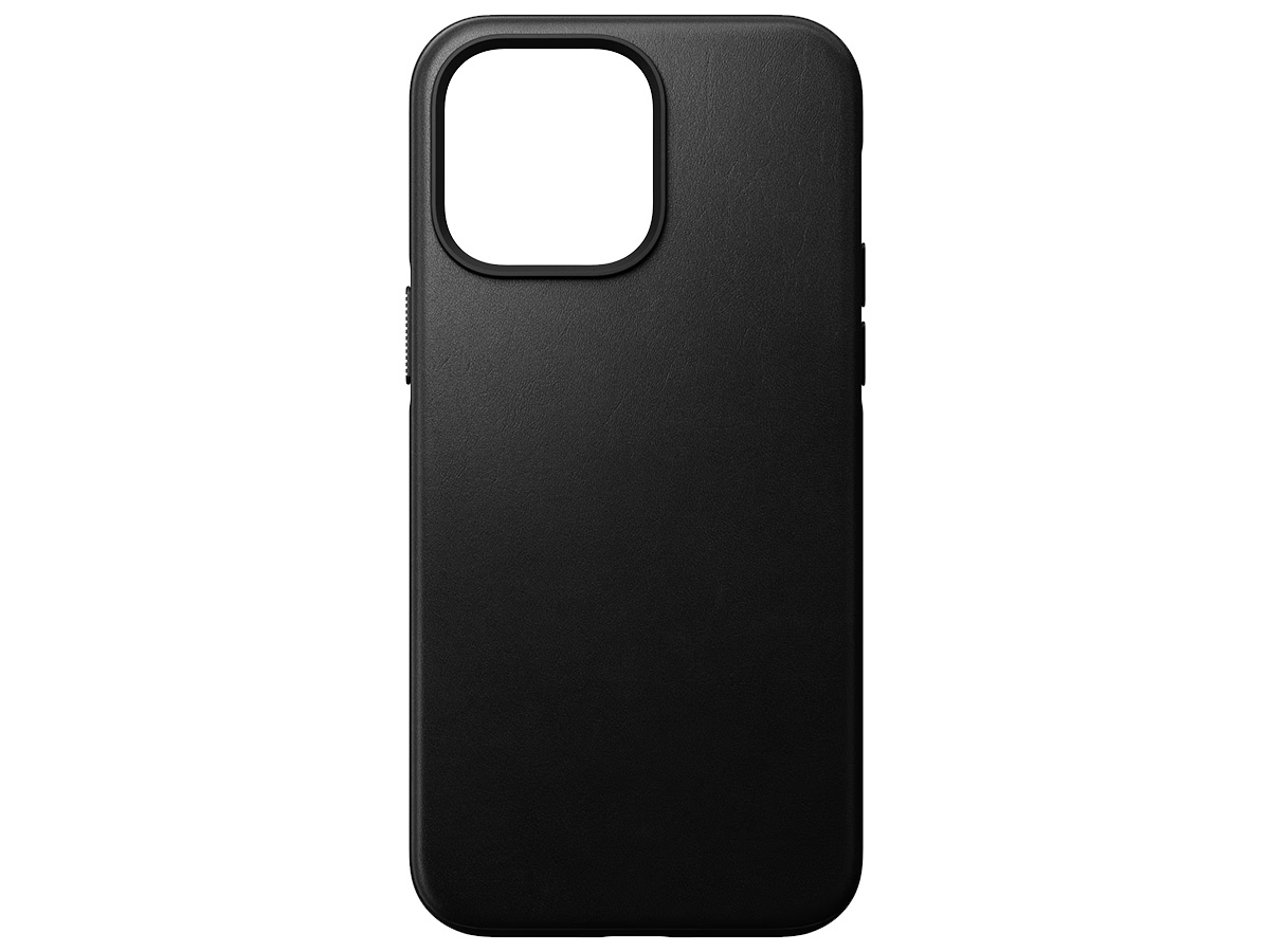 Nomad Modern Leather Case Zwart - iPhone 14 Pro Max hoesje