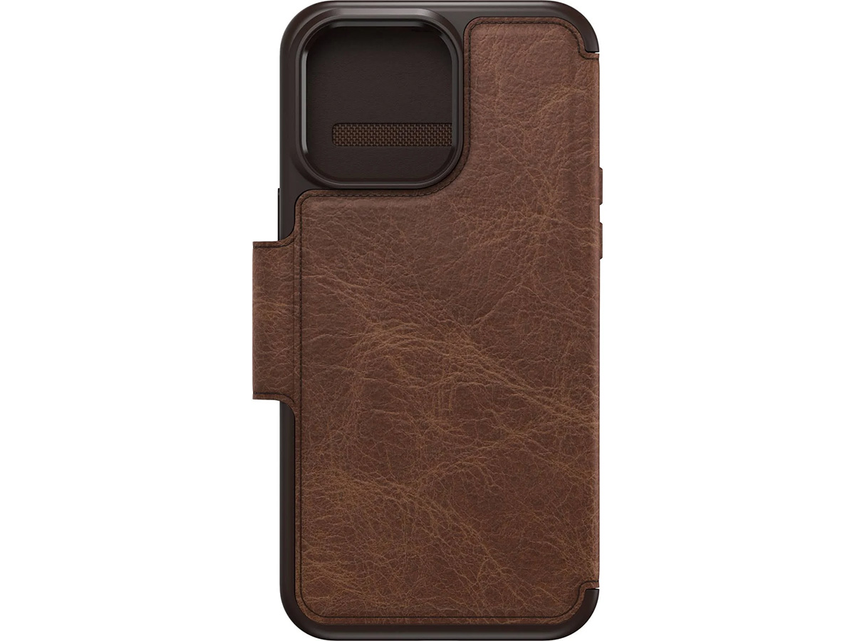 Otterbox Strada Leather Folio Bruin - iPhone 14 Pro Max hoesje