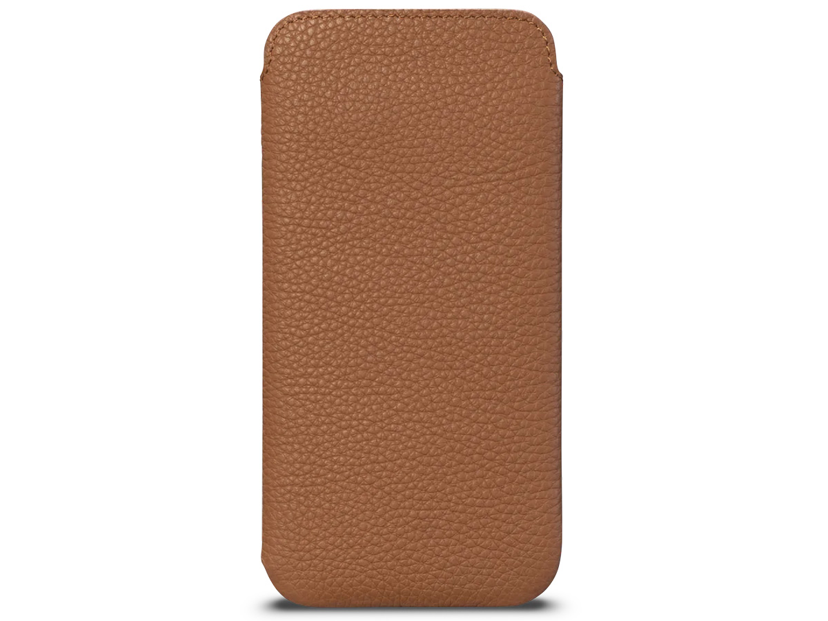 Sena Ultraslim Sleeve Cognac Leer - iPhone 14 Plus/14 Pro Max hoesje