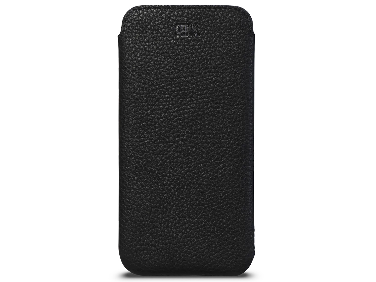 Sena Ultraslim Sleeve Zwart Leer - iPhone 14 Plus/14 Pro Max hoesje