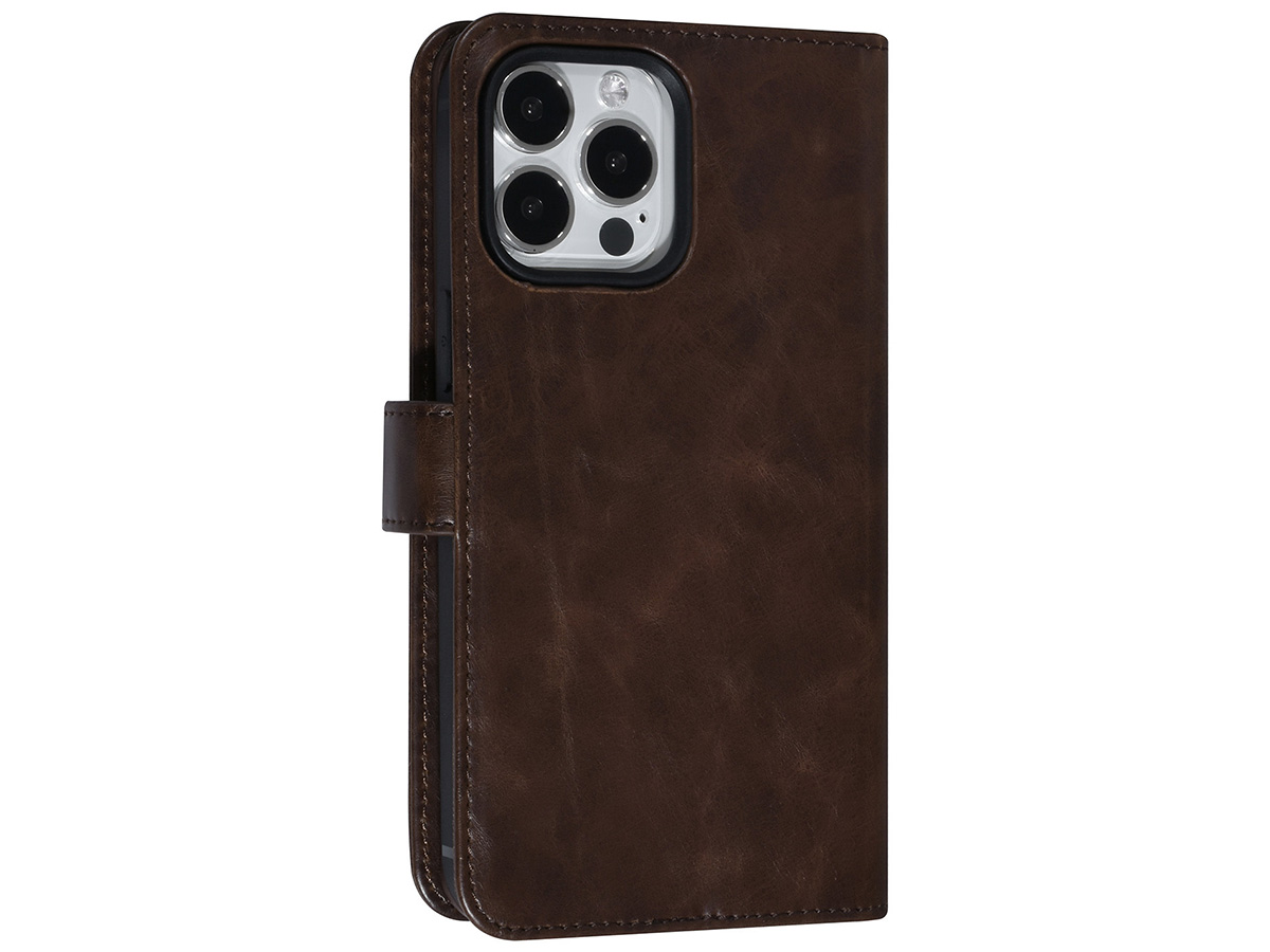 Uniq True Wallet XXL Case Bruin - iPhone 14 Pro Max hoesje