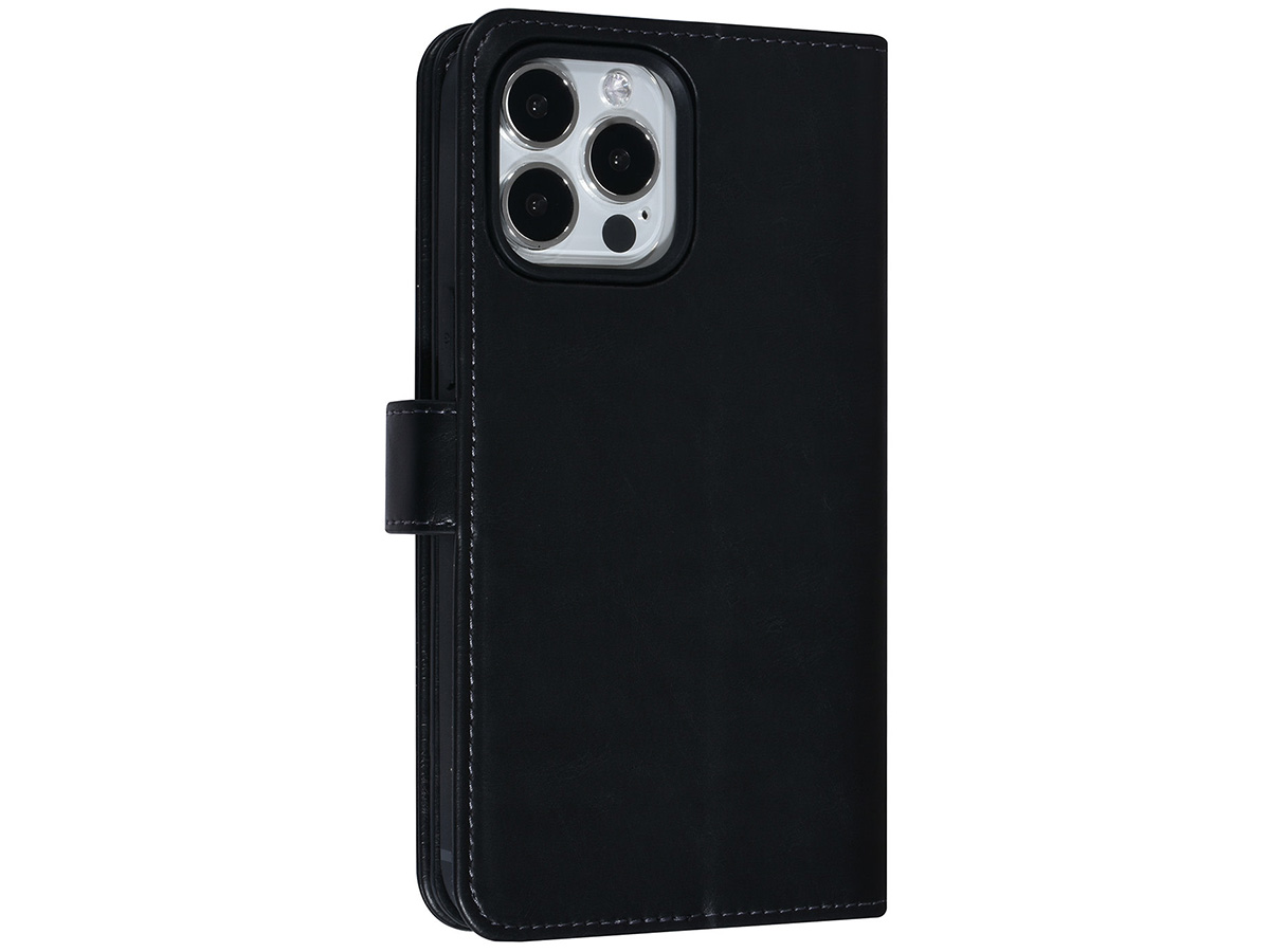 Uniq True Wallet XXL Case Zwart - iPhone 14 Pro Max hoesje