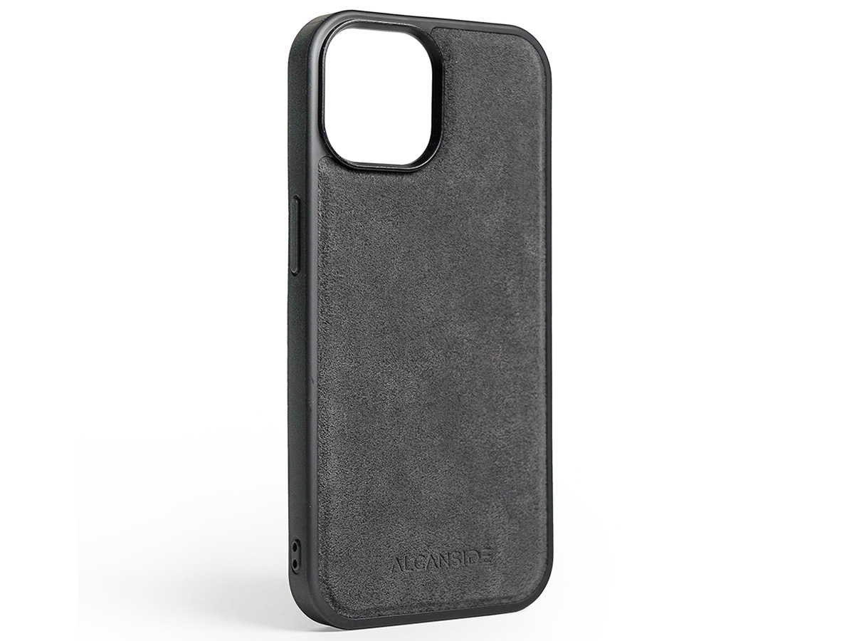 Alcanside Alcantara MagSafe Back Case Space Grey - iPhone 15 hoesje