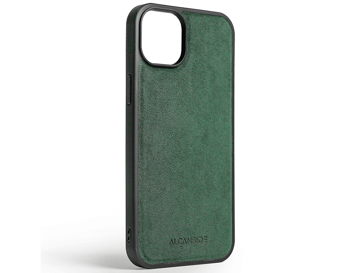 Alcanside Alcantara MagSafe Back Case Groen - iPhone 15 hoesje