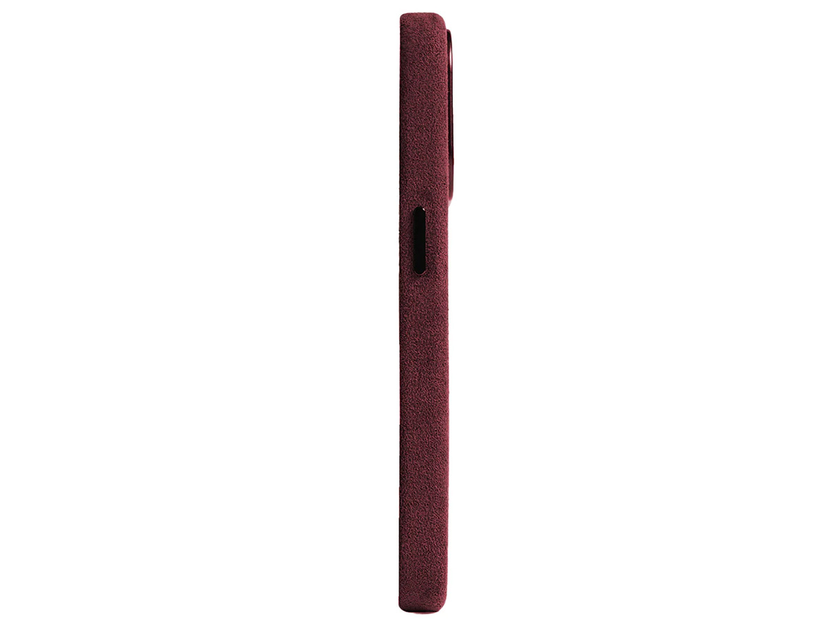 Alcanside Alcantara MagSafe Case Red - iPhone 15 hoesje