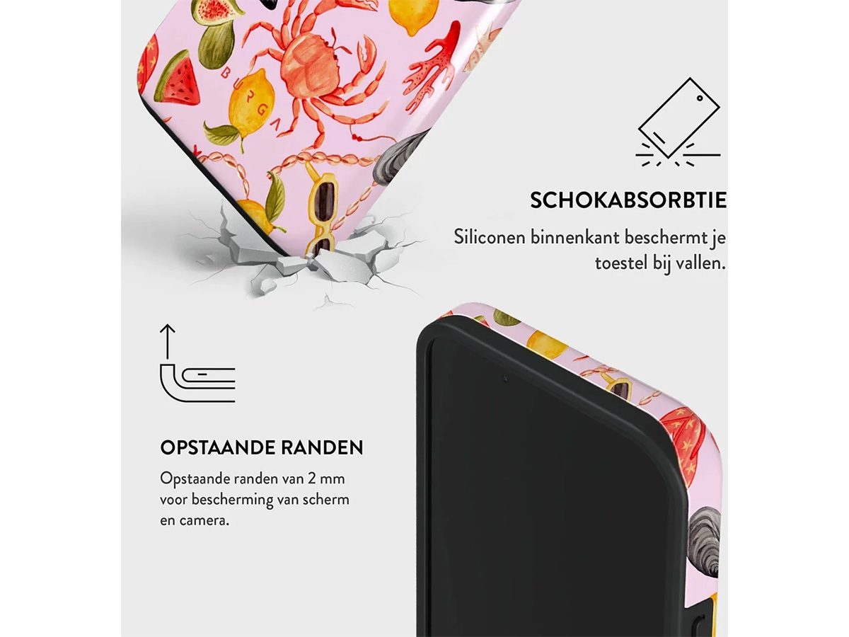 Burga Tough Case Bajo El Sol - Rugged Fashionable iPhone 15 Hoesje