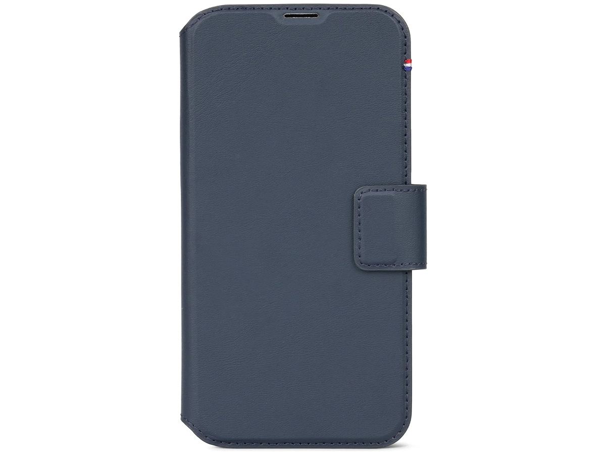 Decoded Leather Detachable Wallet Case True Navy - iPhone 15 hoesje