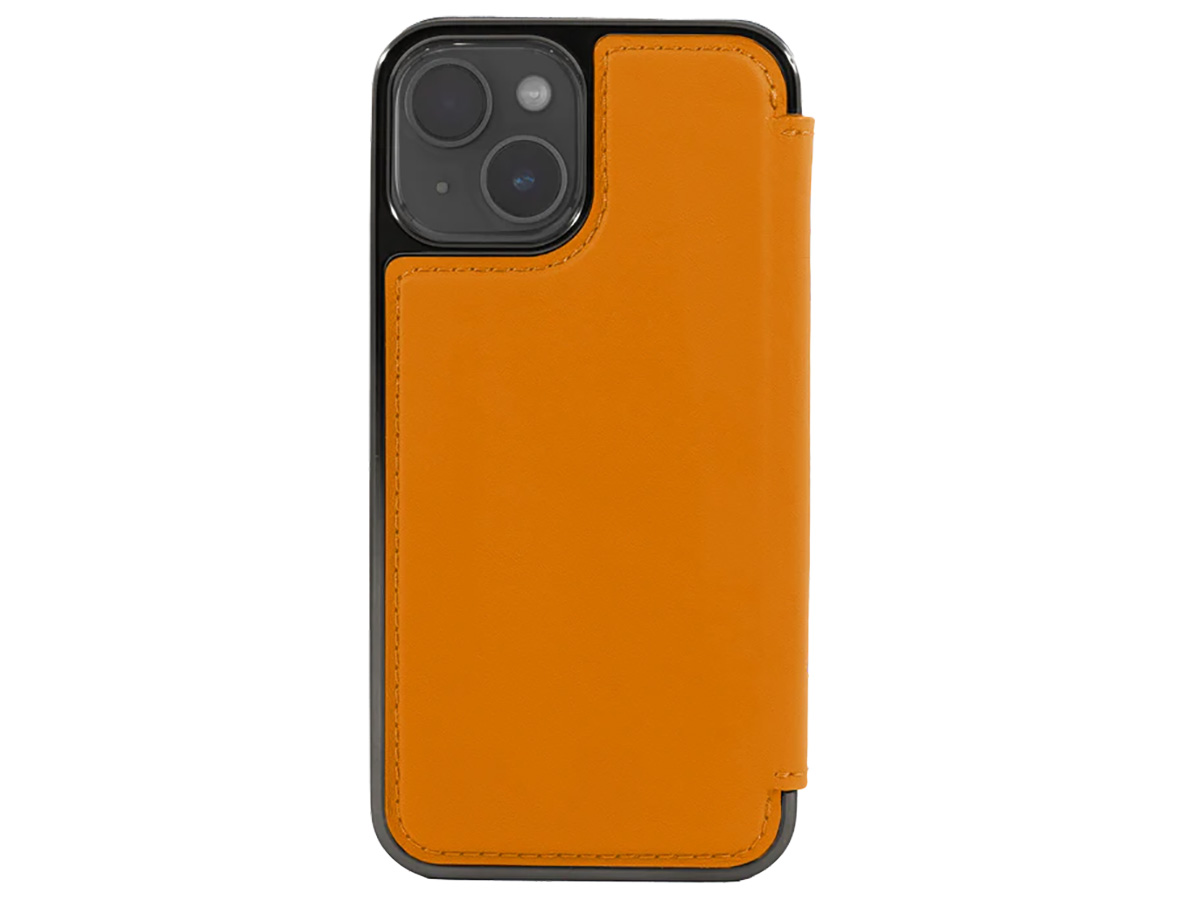 Greenwich Blake MagSafe Leather Folio Arancia Orange - iPhone 15 Hoesje